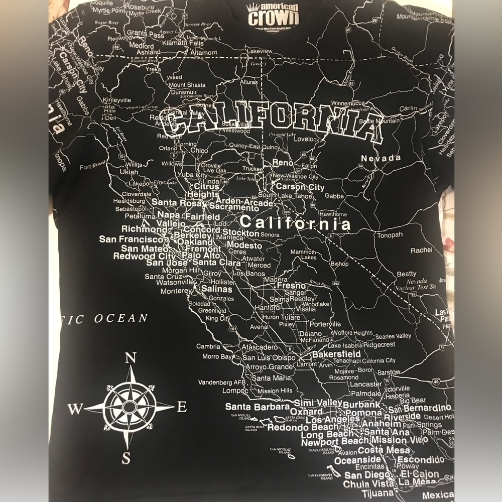 Novelty T-shirt California